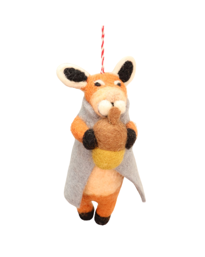 Eichhörnchen Filzanhänger "Möhrchen" von Grace & Gloria