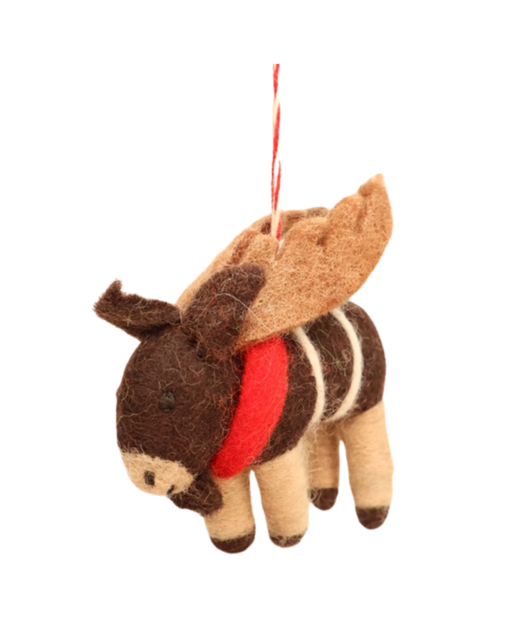 Geschenke Elch Filzanhänger "Elton" von Grace & Gloria