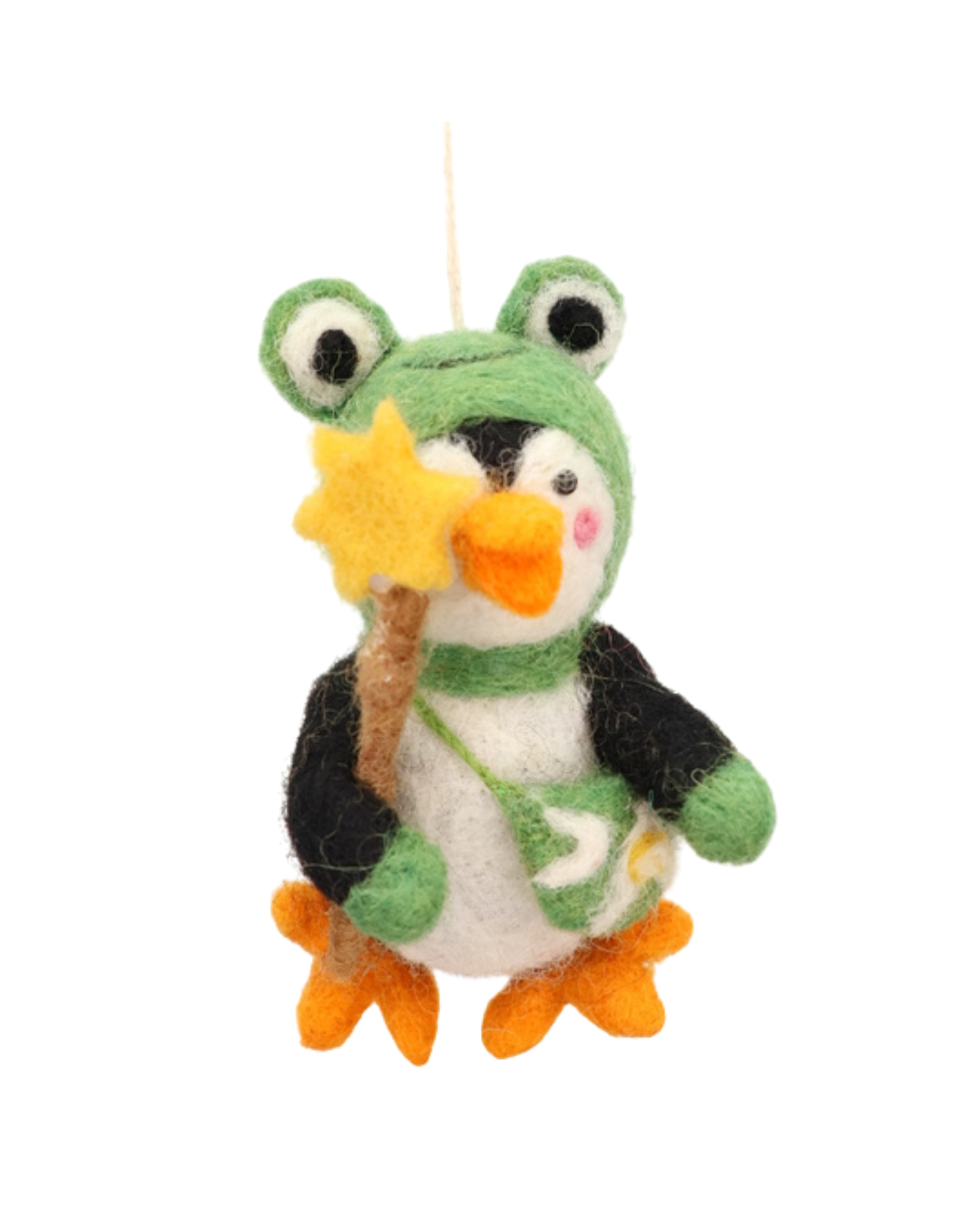 Pinguin Filzanhänger "Froschilein" von Grace & Gloria