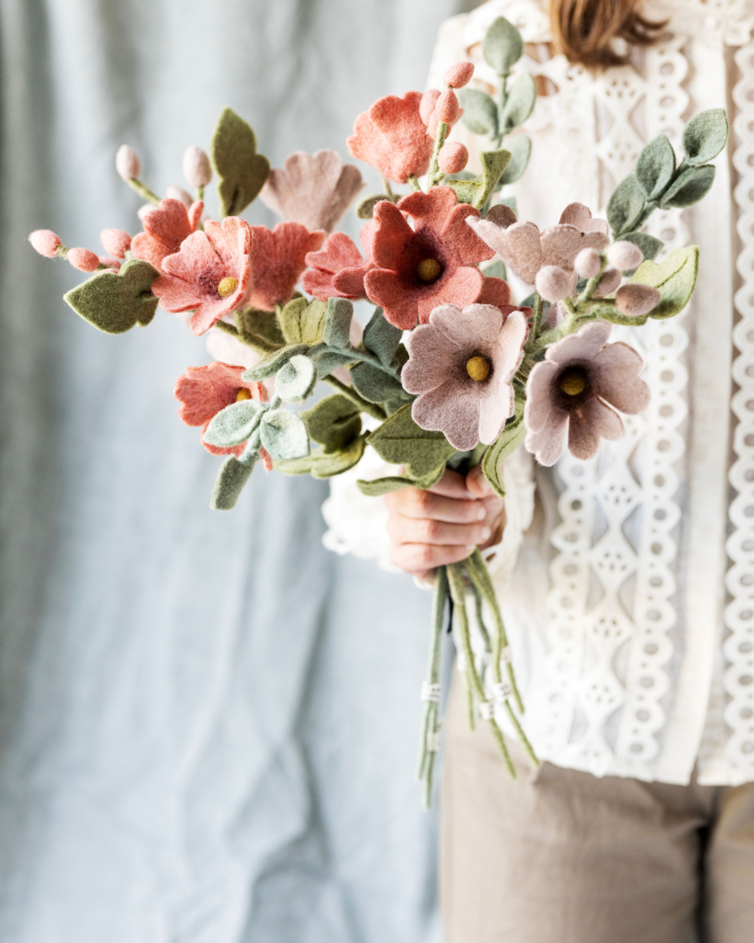 Filzblume "Malve" von Gry & Sif