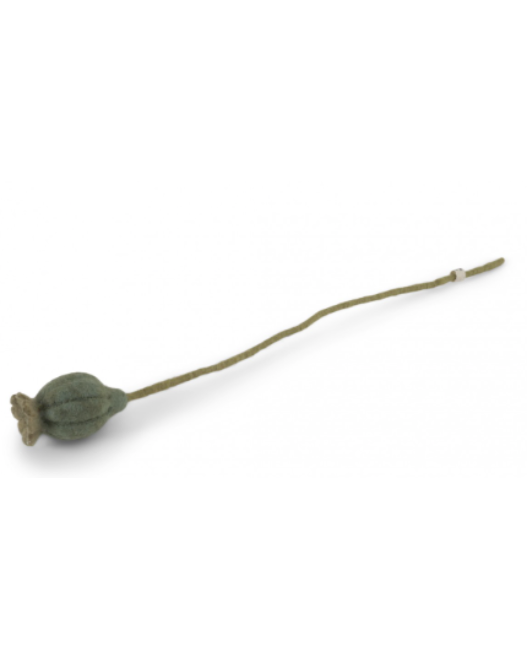 – Filzblume Mohn von Gry & Sif einzeln auf hellem Hintergrund