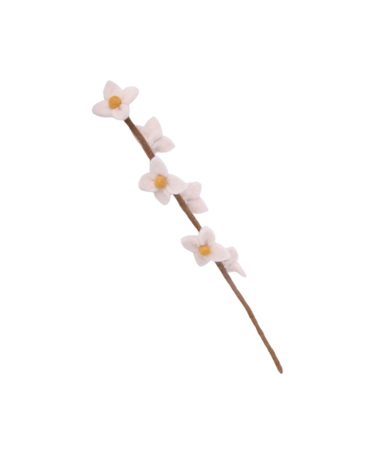 Filzblume "Frühlingsblüten Ast" von Gry & Sif