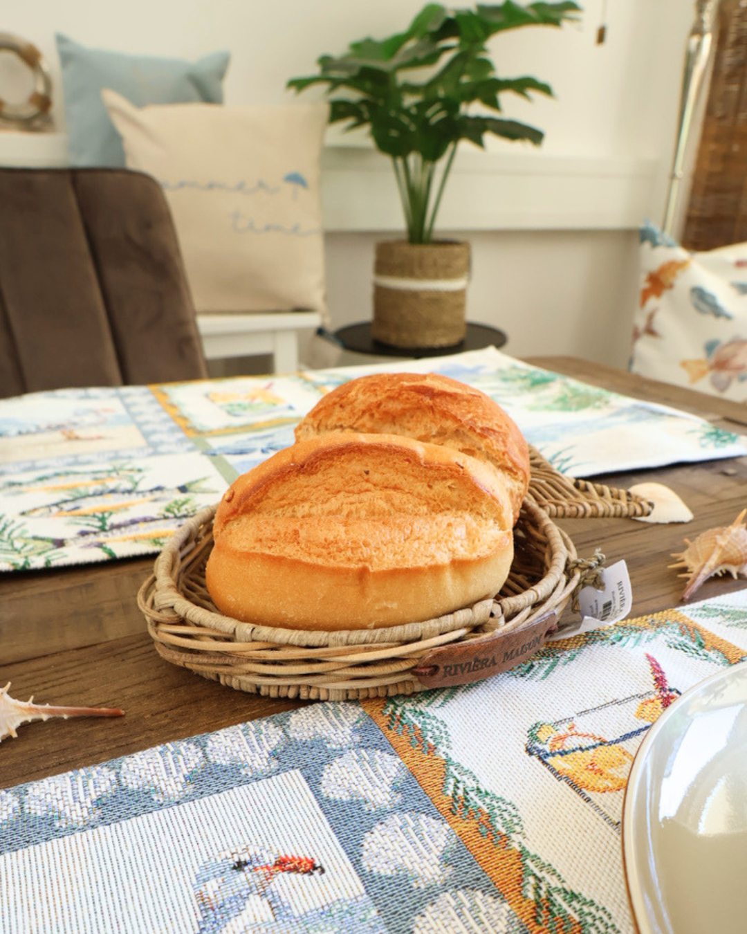 Rustic Rattan "Fish Mini Tablett" von Rivièra Maison