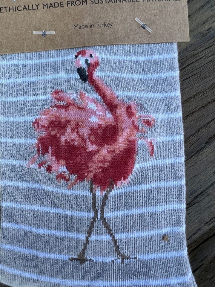 Socken Flamingo von Wrendale Designs