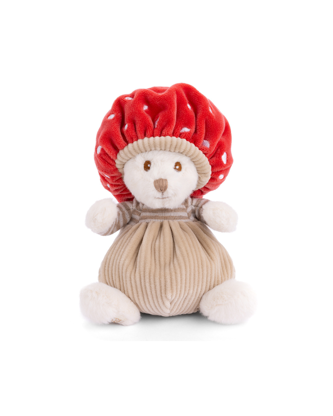 Ziggy von Bukowski im Fliegenpilzkostüm mit roter Pilzmütze