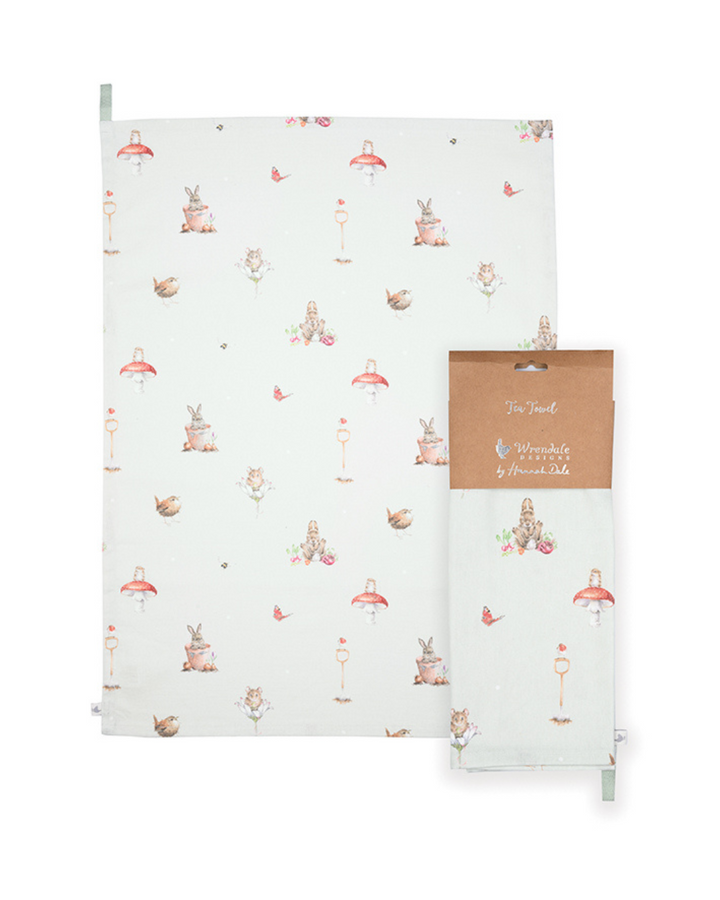 Gartentiere Geschirrtuch von Wrendale Designs