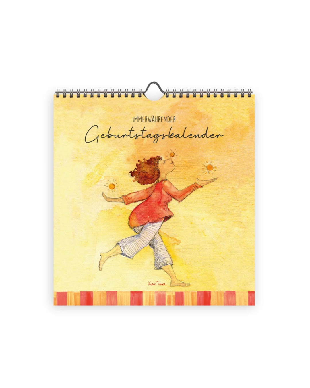 Geburtstagskalender „Kleine Auszeit“ vom Grätz Verlag mit Illustrationen von Karin Tauer