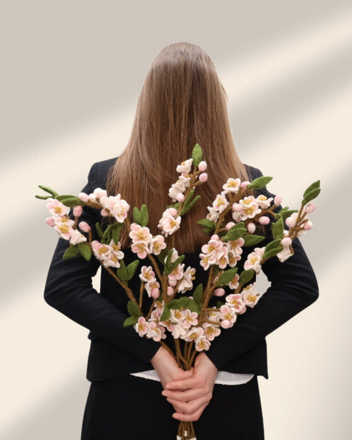 Filzblume "Kirschblüte" von Gry & Sif
