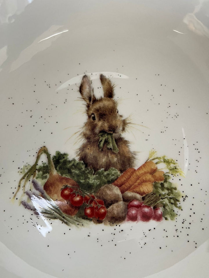 Salatschüssel Hase im Gemüse