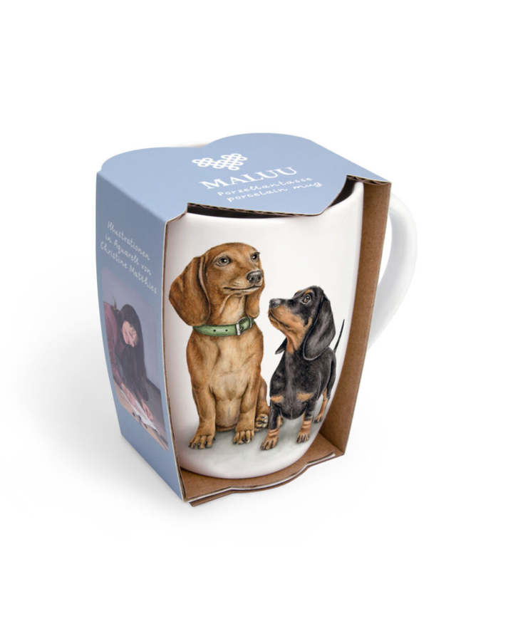 Dackel Tasse "Doxie Gang" von Maluu