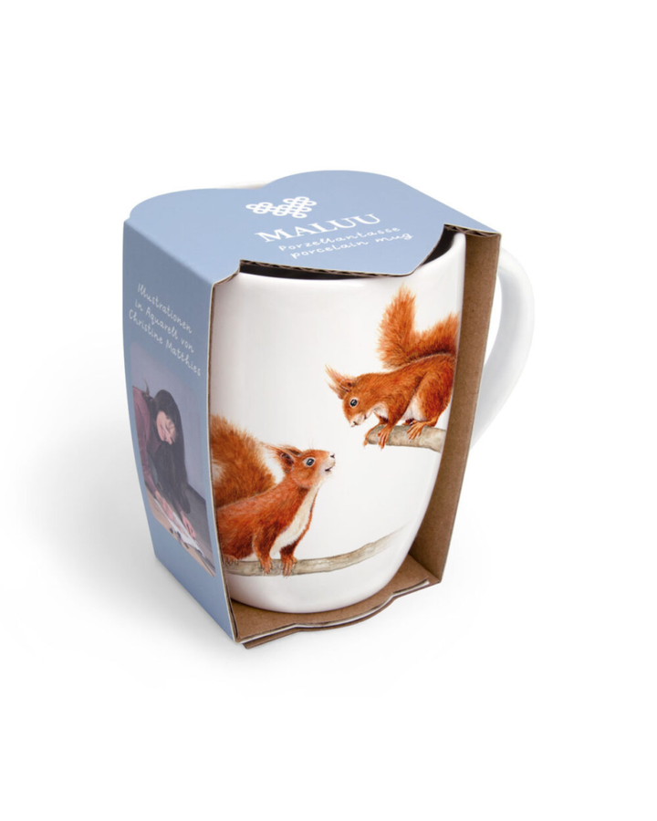 Eichhörnchen Tasse "Squirrel Romance" von Maluu
