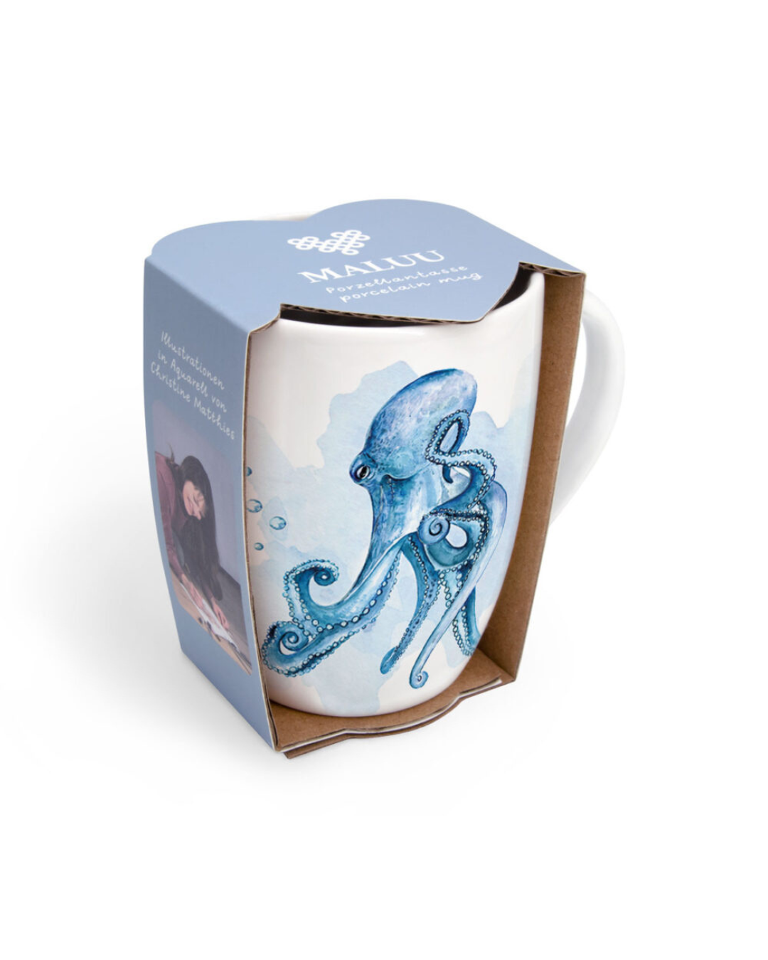 Oktopus und Quallen Tasse "Octopus & Jellyfish" von Maluu
