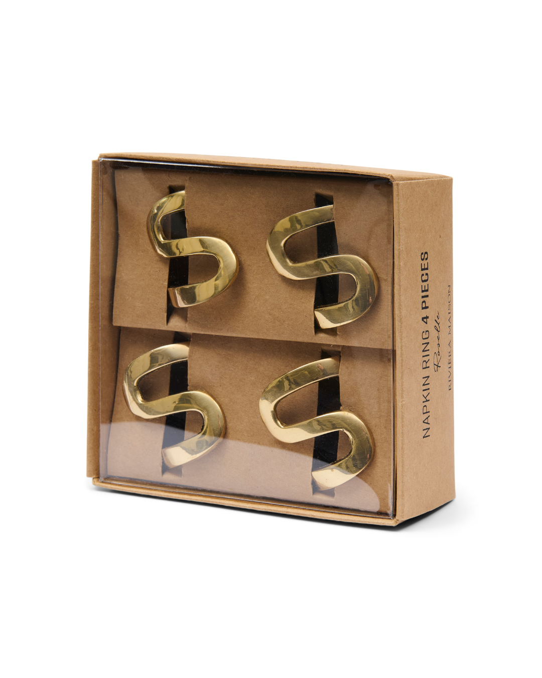 4er-Set Serviettenringe "Roselle" von Rivièra Maison