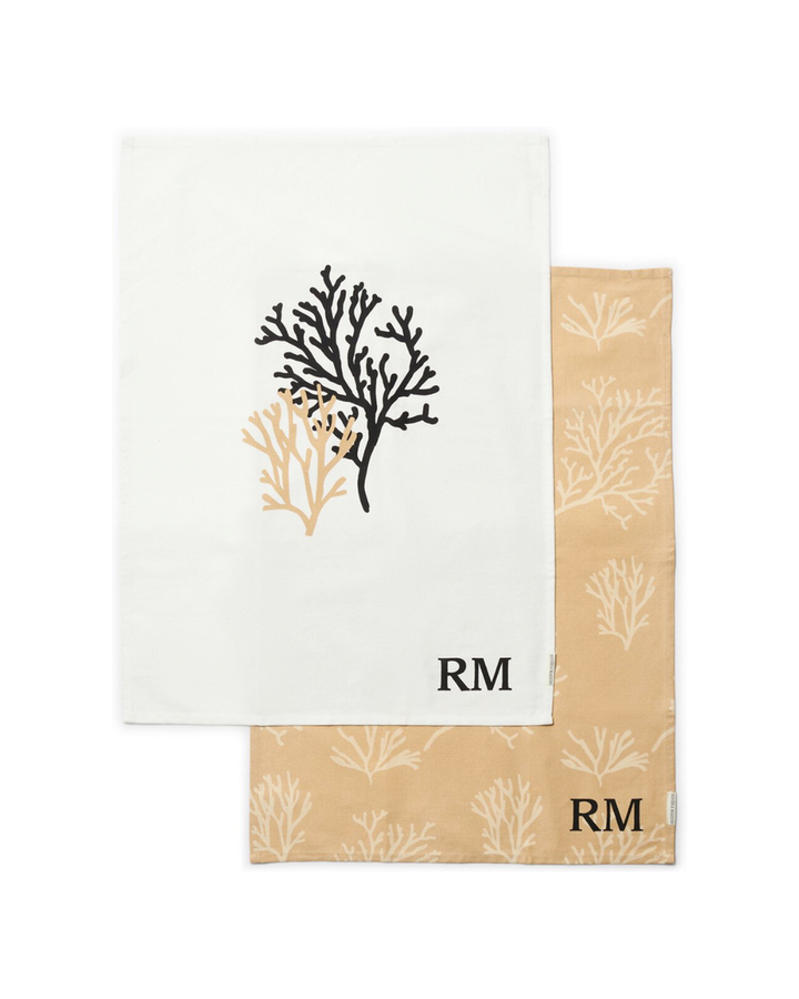 Geschirr- & Küchenhandtücher "Coral Reef 2er-Set" von Rivièra Maison