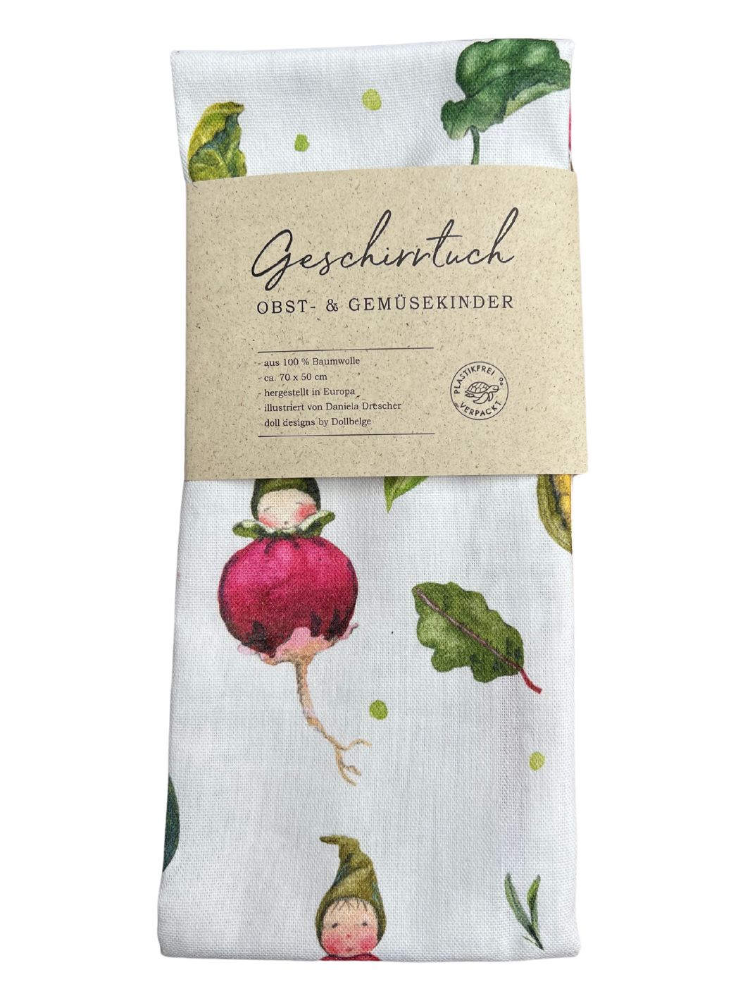 Geschirrtuch Obst und Gemüsekinder vom Grätz Verlag