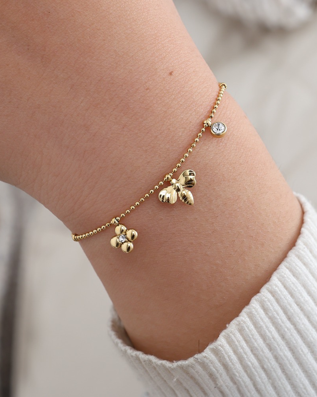Armband mit Biene von Dottilove