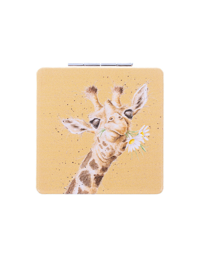 Giraffen Taschenspiegel "Flowers" Wrendale Designs