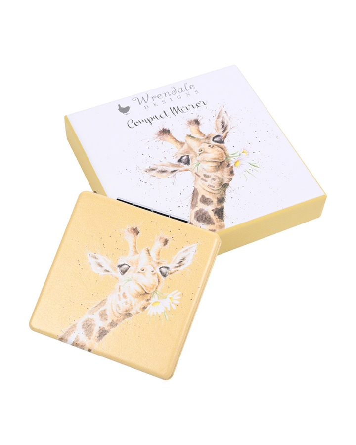 Giraffen Taschenspiegel "Flowers" Wrendale Designs