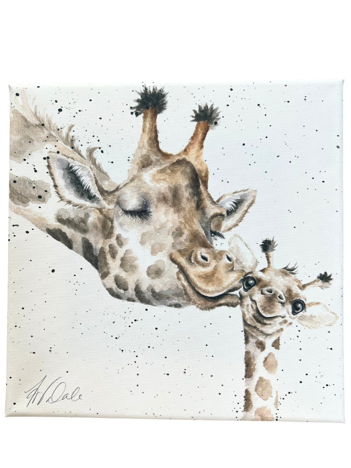 Giraffen auf Leinwand Wrendale Designs