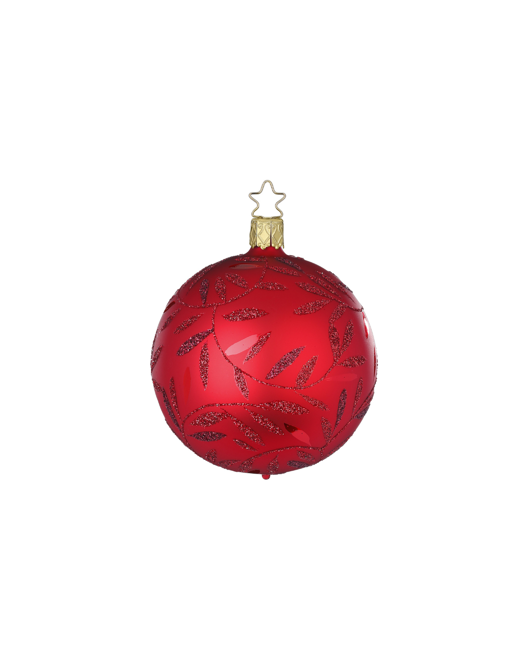 Rote Weihnachtsbaumkugeln "Freudentanz" von Inge Glas