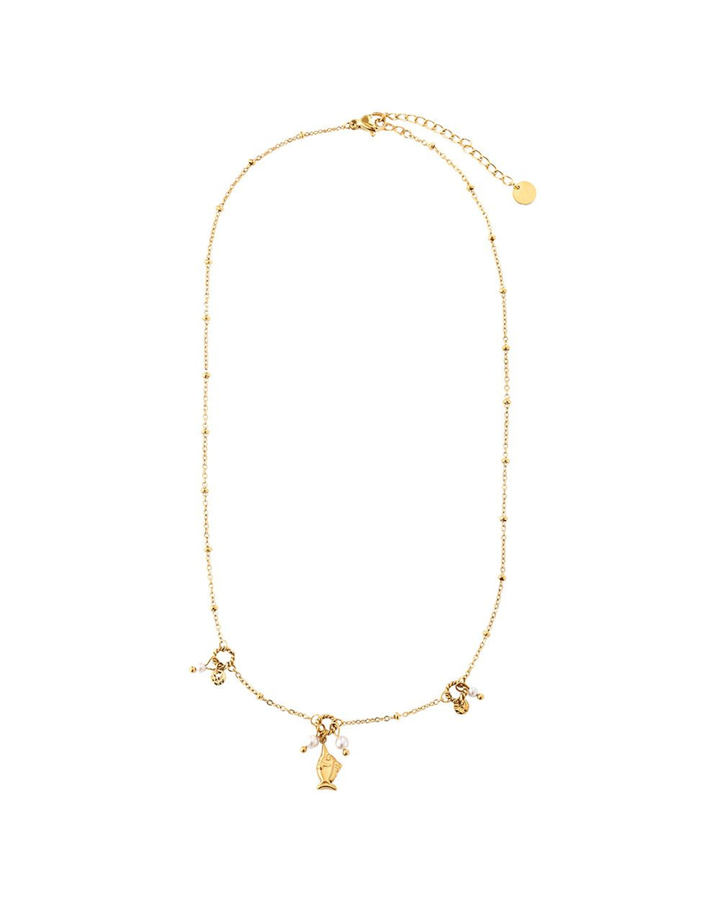 Kette mit Fisch & Perlen von Dottilove