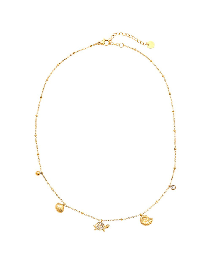 Kette mit Schildkröte & Muscheln von Dottilove