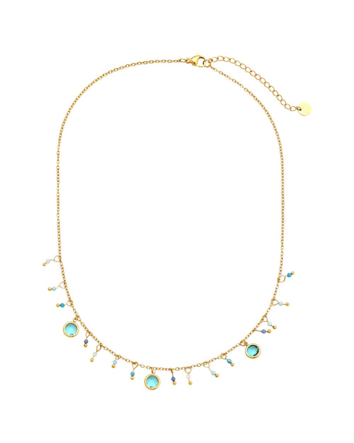 Kette mit blauen Glasperlen von Dottilove