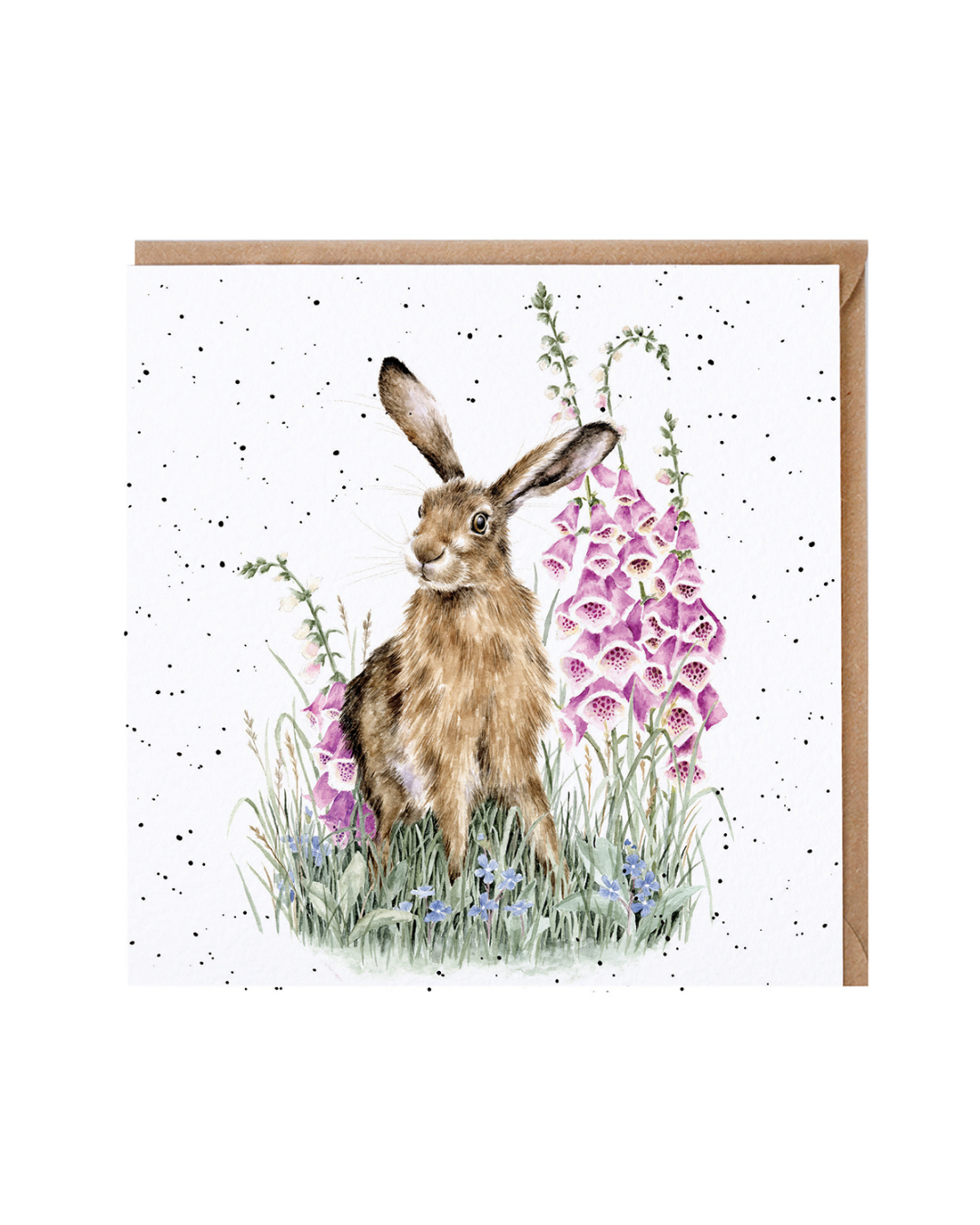 Hasen Grußkarte "The Wild Garden" von Wrendale Designs