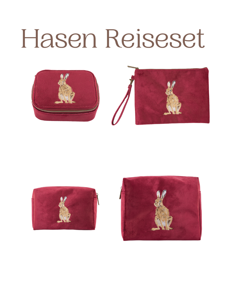 Hasen Reiseset von Wrendale Designs