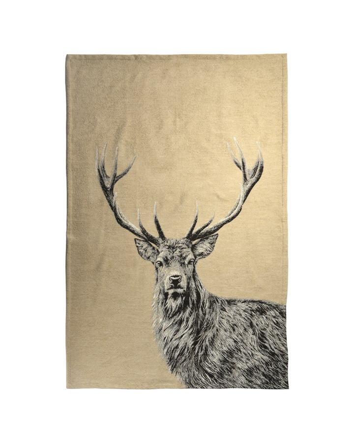 Hirsch Decke "Big Buck 134x200 cm" von Sander Table + Home