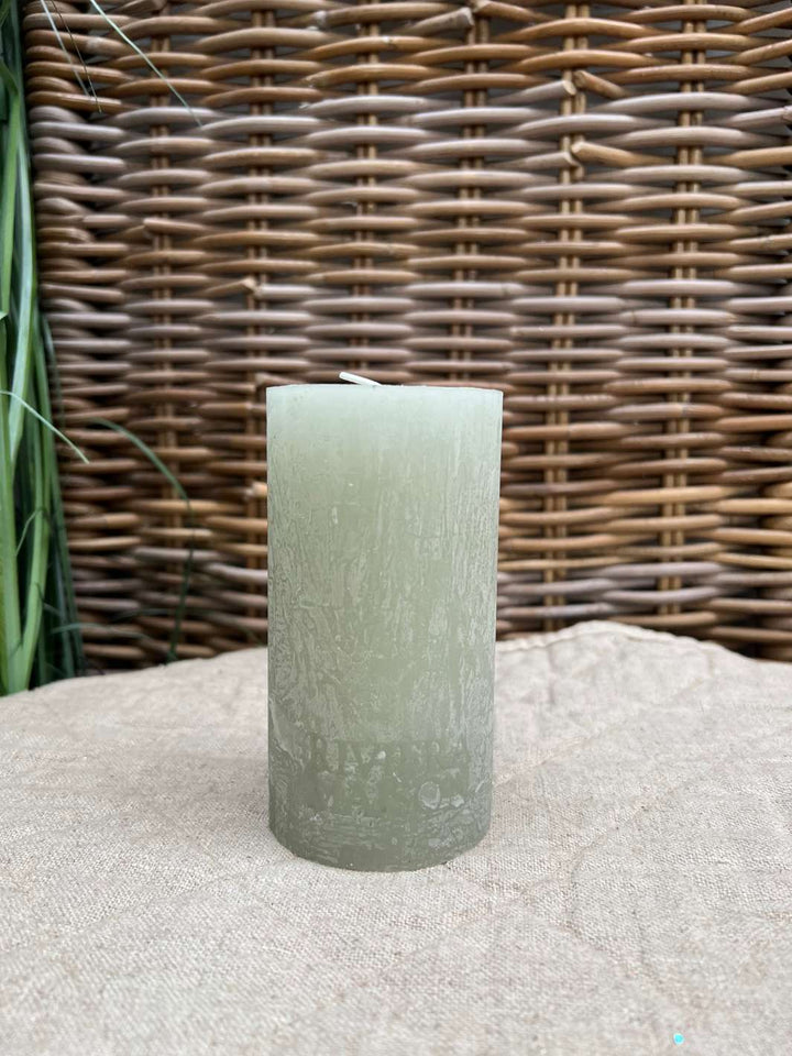 Hohe Pillar Candle Mint Green von Rivièra Maison