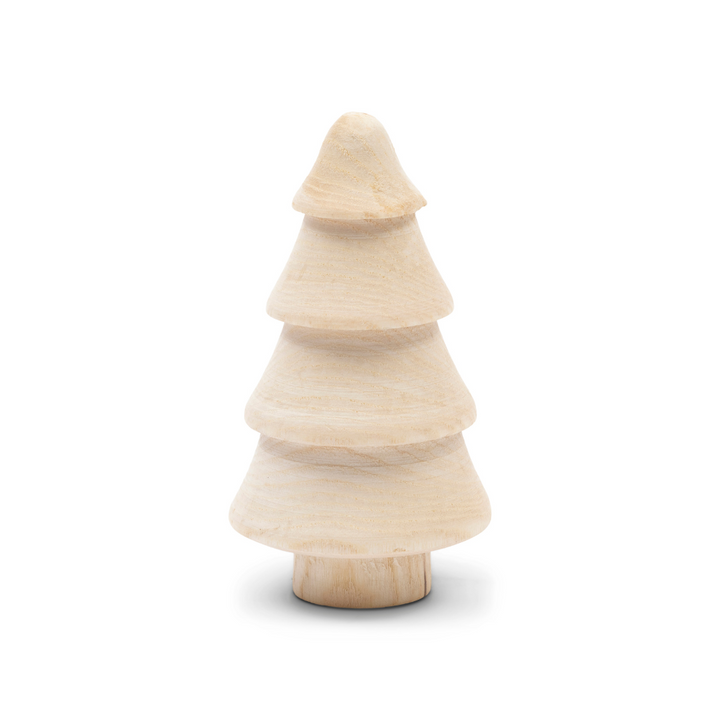 Holztannenbaum Whistler Wooden Tree von Rivièra Maison vor weißem Hintergrund.