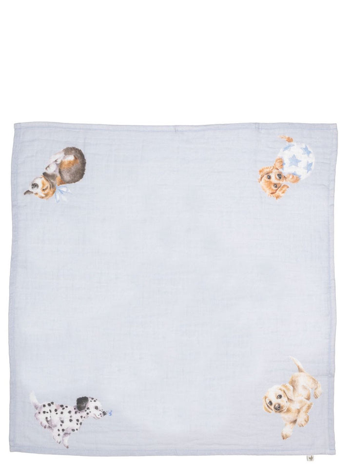 Hunde Baby Tuch von Wrendale Designs