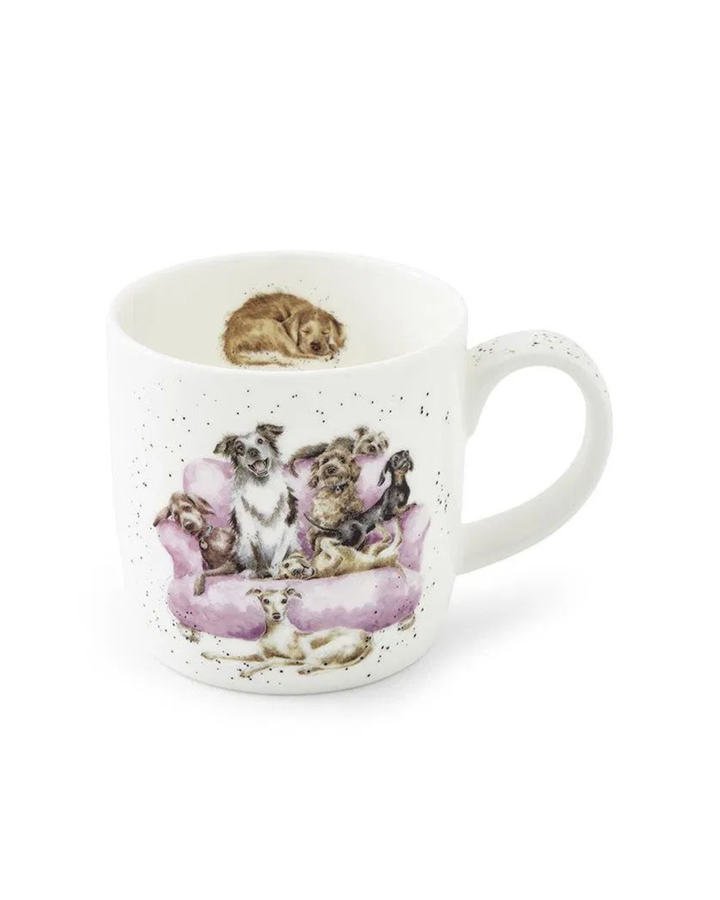 Hunde Tasse "Movie Night" von Wrendale Designs