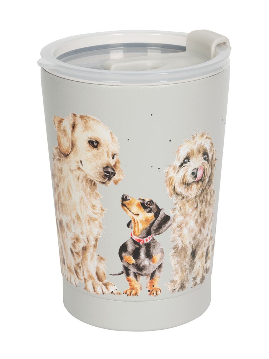 Hunde Thermobecher To Go von Wrendale Designs.