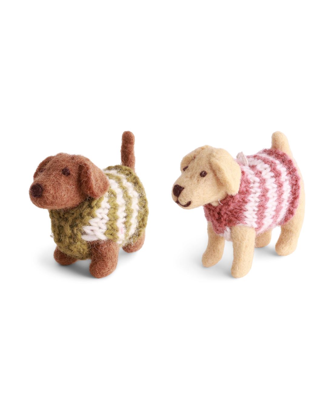 Hund mit Pulli Filzanhänger von Gry & Sif