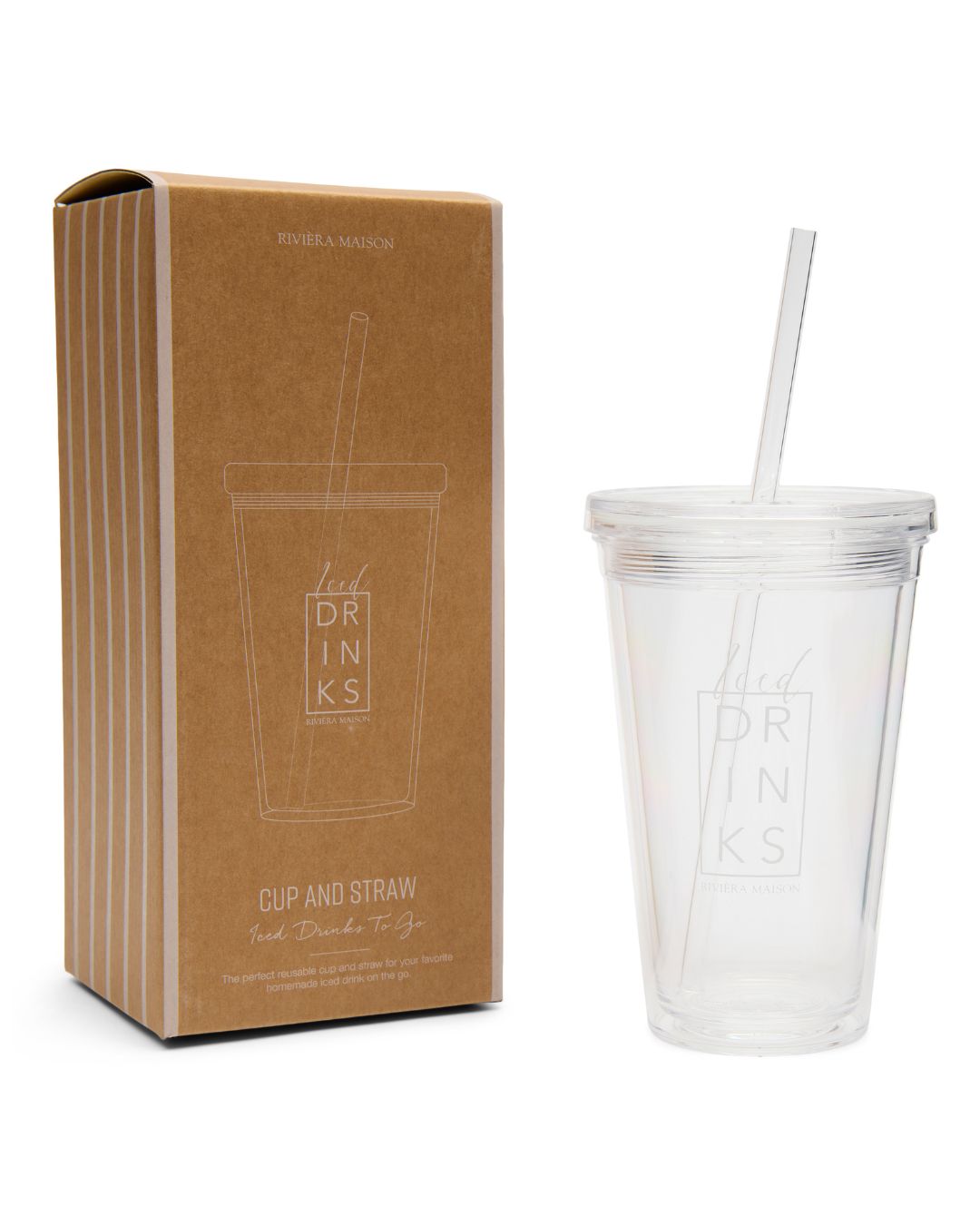 To Go Becher Iced Drinks von Riviera Maison