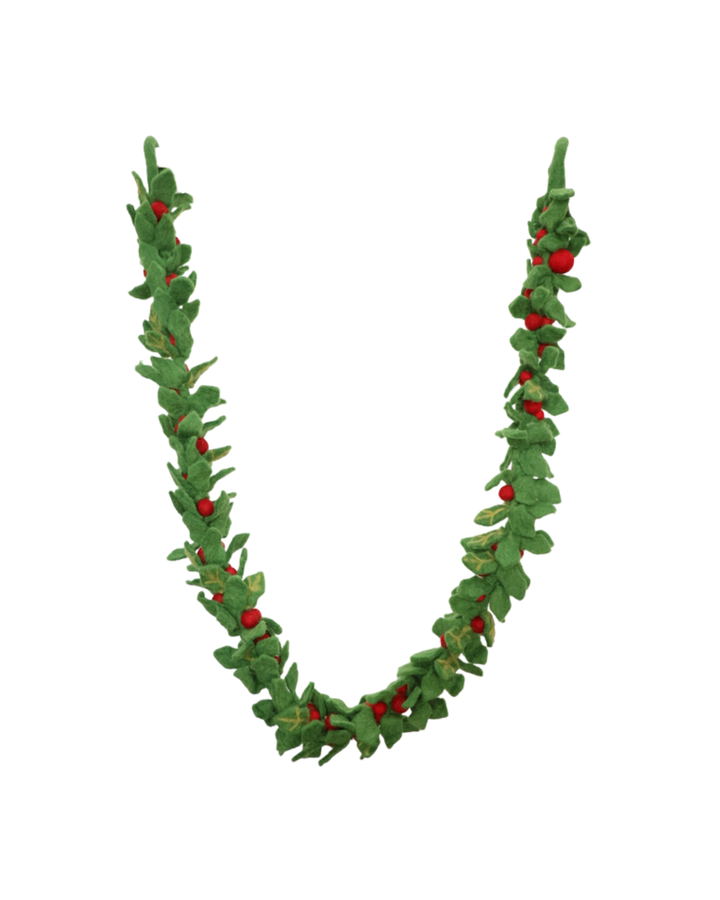 Ilex Girlande aus Filz von Grace & Gloria