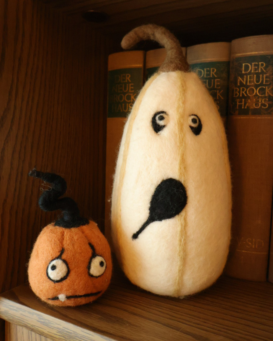 Halloween Filzkürbis "Oh Nein" von Grace & Gloria (Höhe 11 cm)