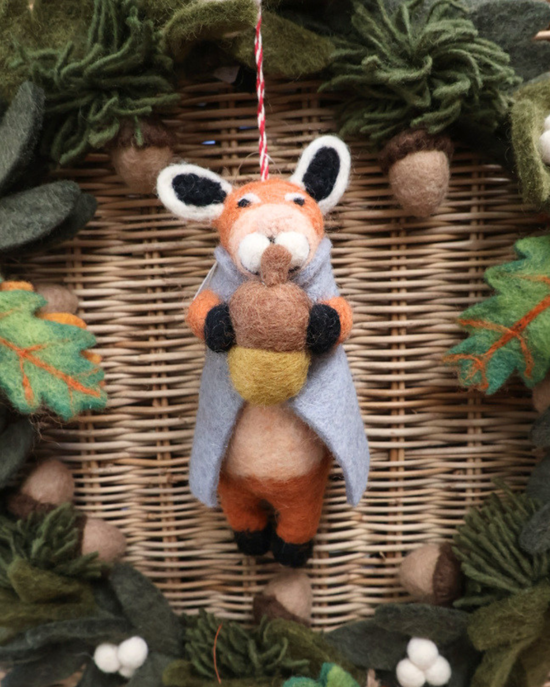 Eichhörnchen Filzanhänger "Möhrchen" von Grace & Gloria