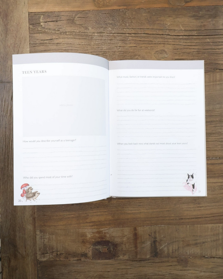 Erinnerungsjournal "Memory Journal" von Wrendale Designs