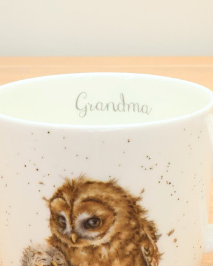 Eulen Tasse "Grandma" von Wrendale Designs