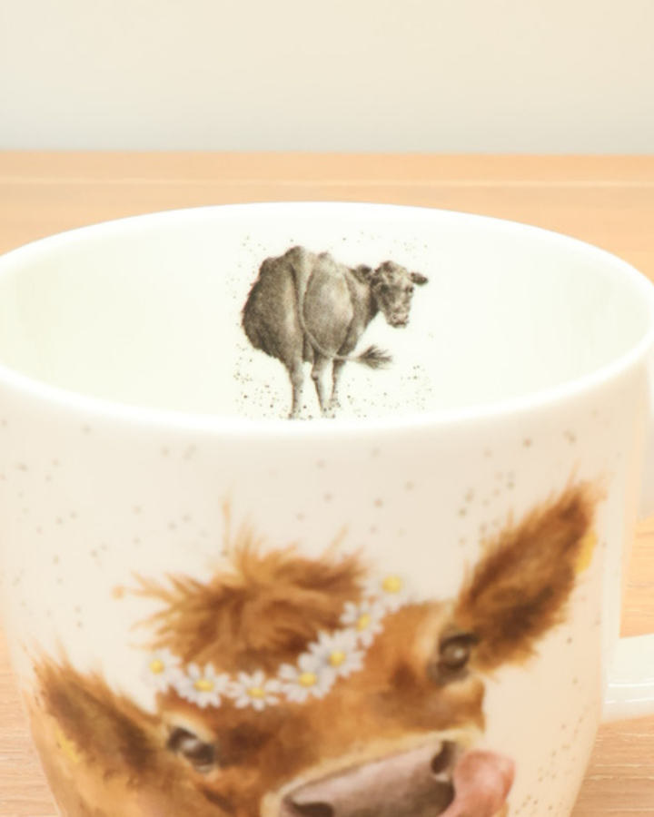 Große Kuh Tasse "Daisy Chain" von Wrendale Designs
