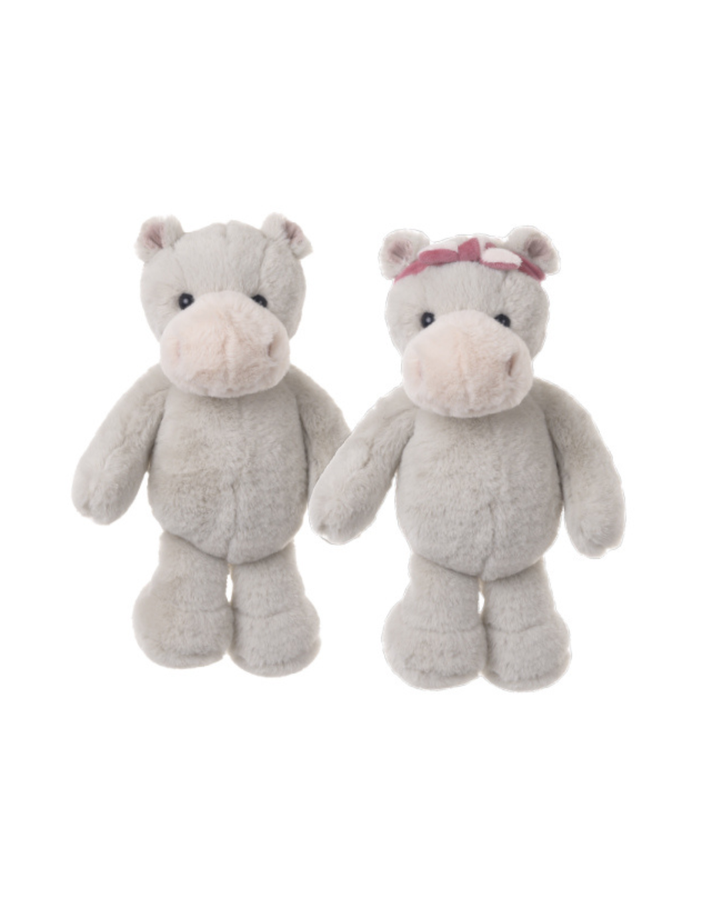 Rosie und Jerry von Bukowski als liebevolles Nilpferd Kuscheltier-Duo