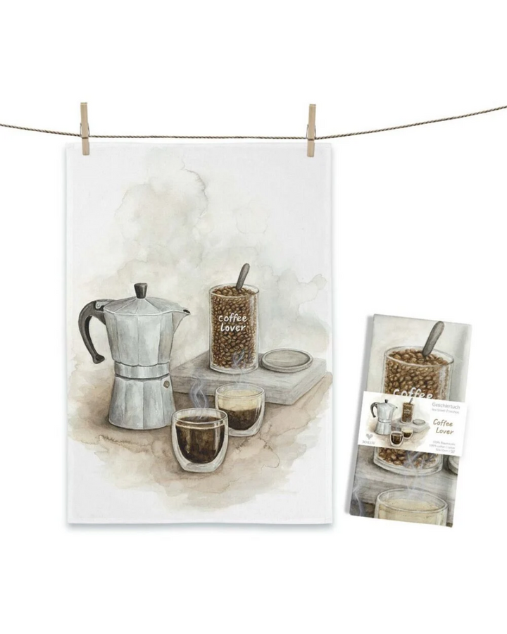 Kaffee Geschirrtuch "Coffee Lover" von Maluu