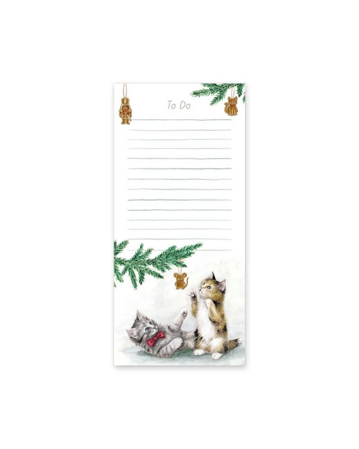 Katzen Notizblock "Christmas Cats" von Maluu