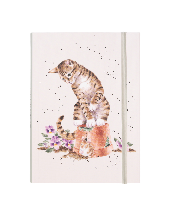 Katzen Flexi-Notizbuch B6 "Hide and Squeak" von Wrendale Designs