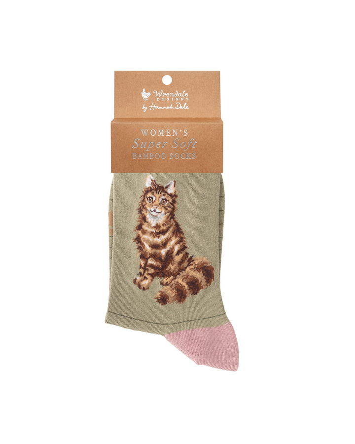 Katzen Socken von Wrendale Designs in der Originalverpackung