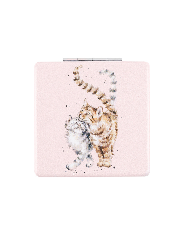 Katzen Taschenspiegel "Feline Good" von Wrendale Designs