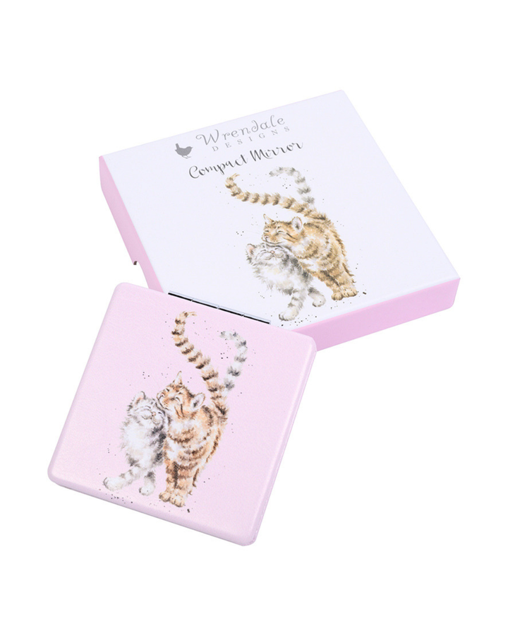 Katzen Taschenspiegel "Feline Good" von Wrendale Designs